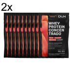 Kit 2X Whey Protein Concentrado - 10 Sach�s de 30g Cappuccino - Dux Nutrition