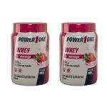 Kit 2X Whey Protein Concentrado 100% - 900g Morango - Power1One