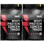 Kit 2X Whey Protein Concentrado - 1800g Refil Banana - Dux Nutrition