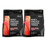 Kit 2X Whey Protein Concentrado - 1800g Refil Baunilha - Dux Nutrition