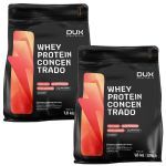Kit 2X Whey Protein Concentrado - 1800g Refil Cappuccino - Dux Nutrition