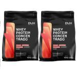 Kit 2X Whey Protein Concentrado - 1800g Refil Cookies - Dux Nutrition