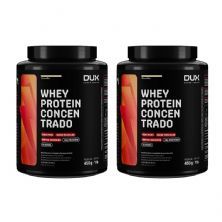Kit 2X Whey Protein Concentrado - 450g Baunilha - Dux Nutrition