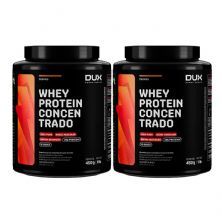 Kit 2X Whey Protein Concentrado - 450g Cookies - Dux Nutrition