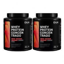 Kit 2X Whey Protein Concentrado - 450g Doce de Leite - Dux Nutrition