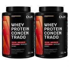 Kit 2X Whey Protein Concentrado - 900g Baunilha - Dux Nutrition