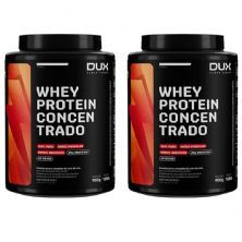 Kit 2X Whey Protein Concentrado - 900g Coco - Dux Nutrition