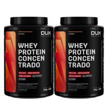 Kit 2X Whey Protein Concentrado - 900g Cookies - Dux Nutrition
