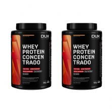 Kit 2X Whey Protein Concentrado - 900g Doce De Leite - Dux Nutrition