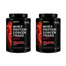 Kit 2X Whey Protein Concentrado Party - 900g Beijinho - Dux Human Health