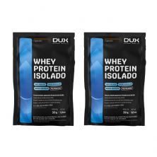 Kit 2X Whey Protein Isolado - 1 Sach� 27g  Cappuccino - Dux Nutrition