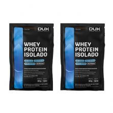 Kit 2X Whey Protein Isolado - 1 Sach� 27g  Chocolate - Dux Nutrition