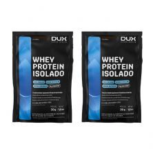 Kit 2X Whey Protein Isolado - 1 Sach� 27g  Cookies - Dux Nutrition