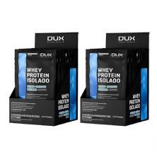 Kit 2X Whey Protein Isolado - 10 Sach�s 29g Coco - Dux Nutrition