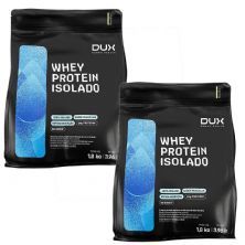 Kit 2X Whey Protein Isolado - 1800g Refil Baunilha - Dux Nutrition