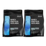 Kit 2X Whey Protein Isolado - 1800g Refil Cappuccino - Dux Nutrition