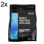Kit 2X Whey Protein Isolado - 1800g Refil Morango - Dux Nutrition