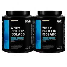 Kit 2X Whey Protein Isolado - 450g Baunilha - Dux Nutrition
