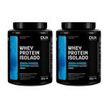Kit 2X Whey Protein Isolado - 450g Chocolate - Dux Nutrition