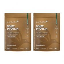 Kit 2X Whey Protein Isolado � 450g Refil Vanilla � Pura Vida