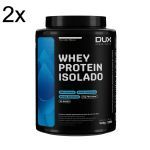 Kit 2X Whey Protein Isolado - 900g Chocolate Branco - Dux Nutrition