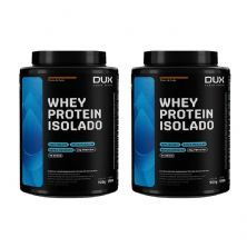Kit 2X Whey Protein Isolado - 900g Doce de Leite - Dux Nutrition
