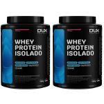 Kit 2X Whey Protein Isolado - 900g Morango - Dux Nutrition