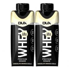 Kit 2X Whey Protein Shake - 250ml Chocolate Branco - Dux Nutrition