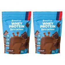 Kit 2X Whey Protein Zero Lactose - 900g Refil Chocolate - NewNutrition