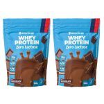 Kit 2X Whey Protein Zero Lactose - 900g Refil Chocolate - NewNutrition