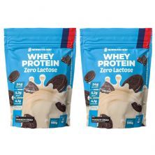 Kit 2X Whey Protein Zero Lactose - 900g Refil Cookies and Cream - NewNutrition
