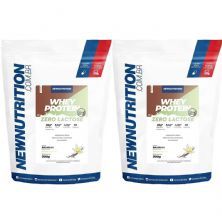 Kit 2X Whey Protein Zero Lactose All Natural - 900g Refil Baunilha - NewNutrition