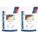 Kit 2X Whey Protein Zero Lactose All Natural - 900g Refil Baunilha - NewNutrition
