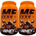 Kit 2X Whey Quality - 810g Chocolate - MuscleFull