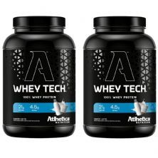 Kit 2X Whey Tech - 900g Leite - Atlhetica Nutrition