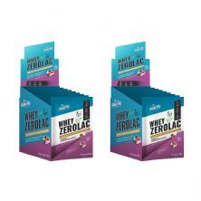 Kit 2X Whey Zerolac - 10 Sach�s 40g Iogurte de Frutas Vermelhas - Shark Pro