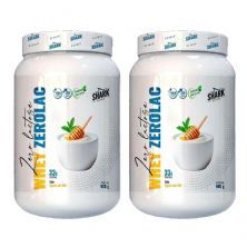 Kit 2X Whey ZeroLac - 900g Iogurte com Mel - Shark Clinic