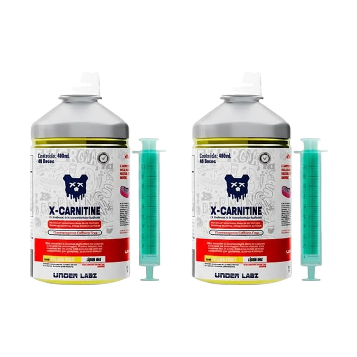 Kit 2X X-carnitine - 480ml Yellow Fruits - Under Labz