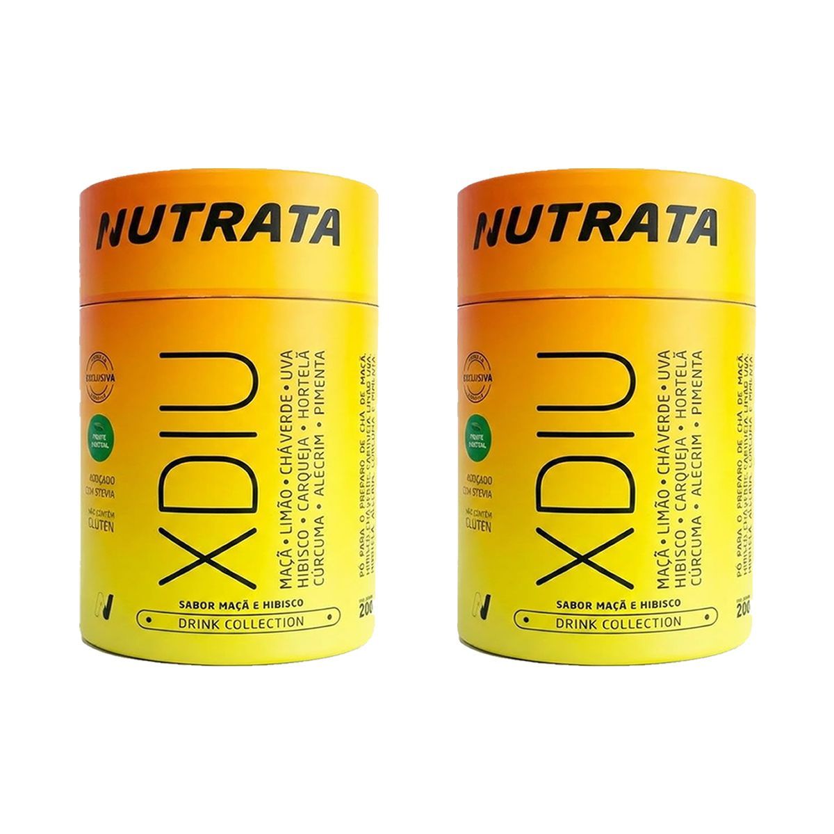 Kit 2X X-Diu - 200g Ma�� e Hibisco - Nutrata