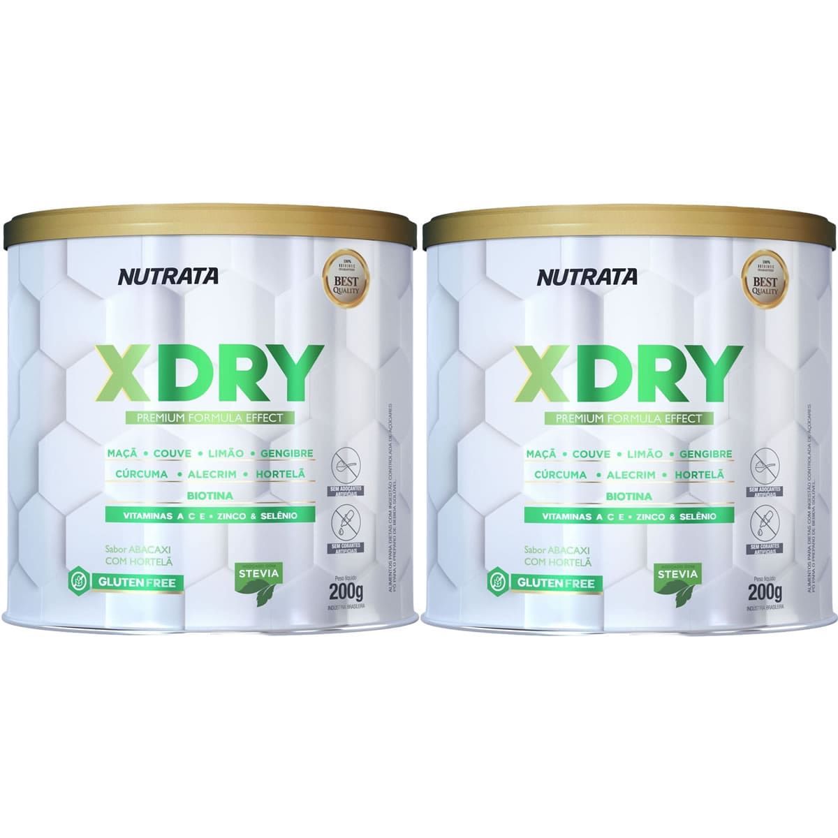 Kit 2X X-Dry - 200g Abacaxi com Hortel� - Nutrata