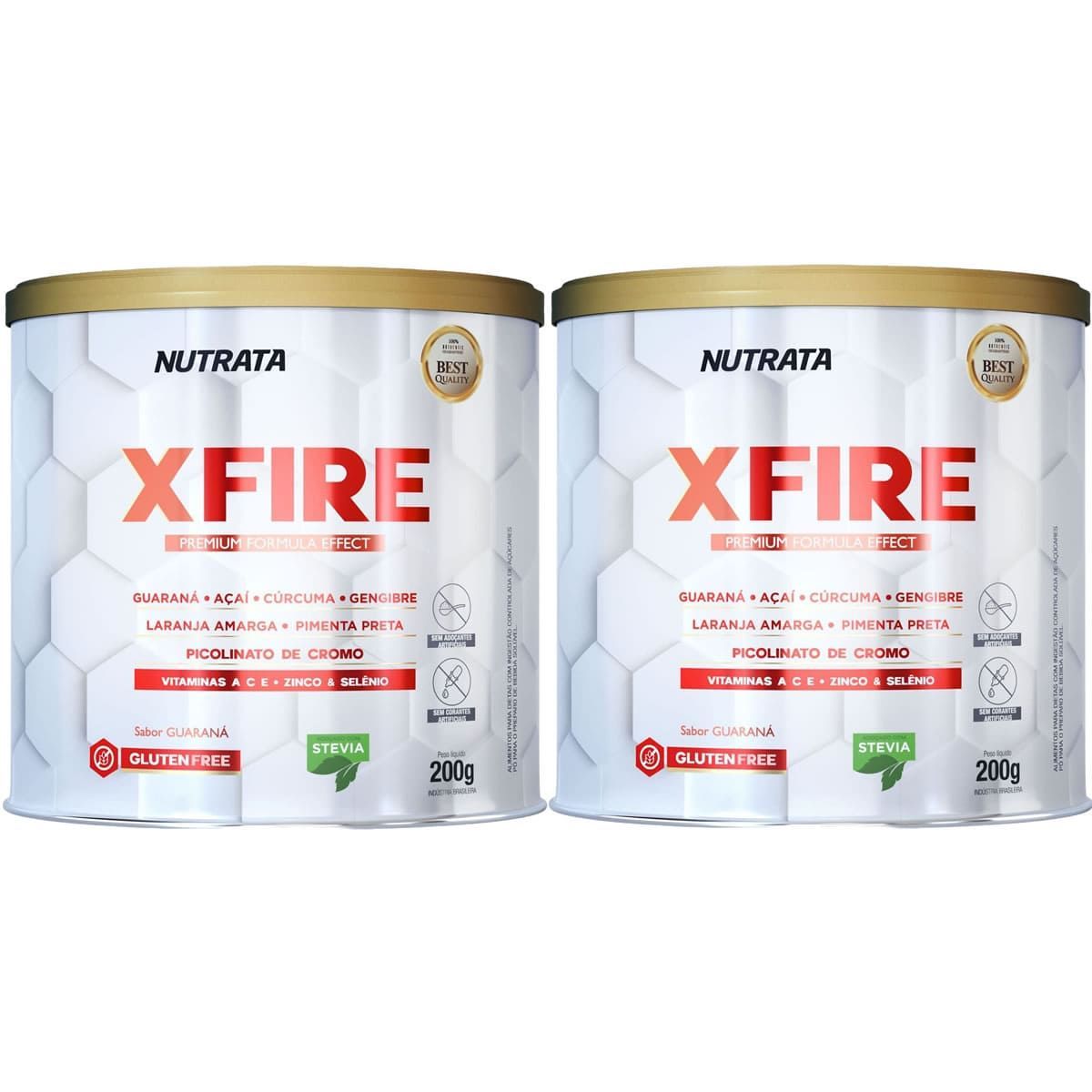 Kit 2X X-Fire - 200g Guaran� - Nutrata