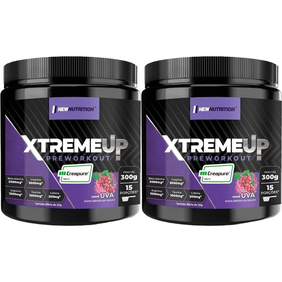 Kit 2X XtremeUp PreWorkout - 300g Uva - Newnutrition
