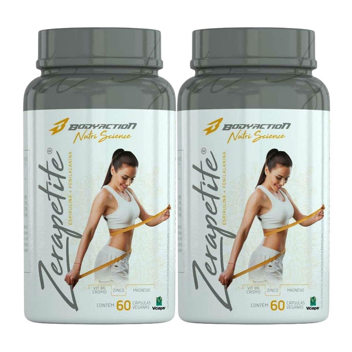 Kit 2X Zerapetite - 60 C�psulas - Body Action