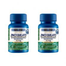 Kit 2X Zinco Quelato - 30 C�psulas - Catarinense Nutri��o