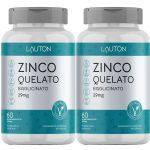 Kit 2X Zinco Quelato - 60 Comprimidos - Lauton Nutrition