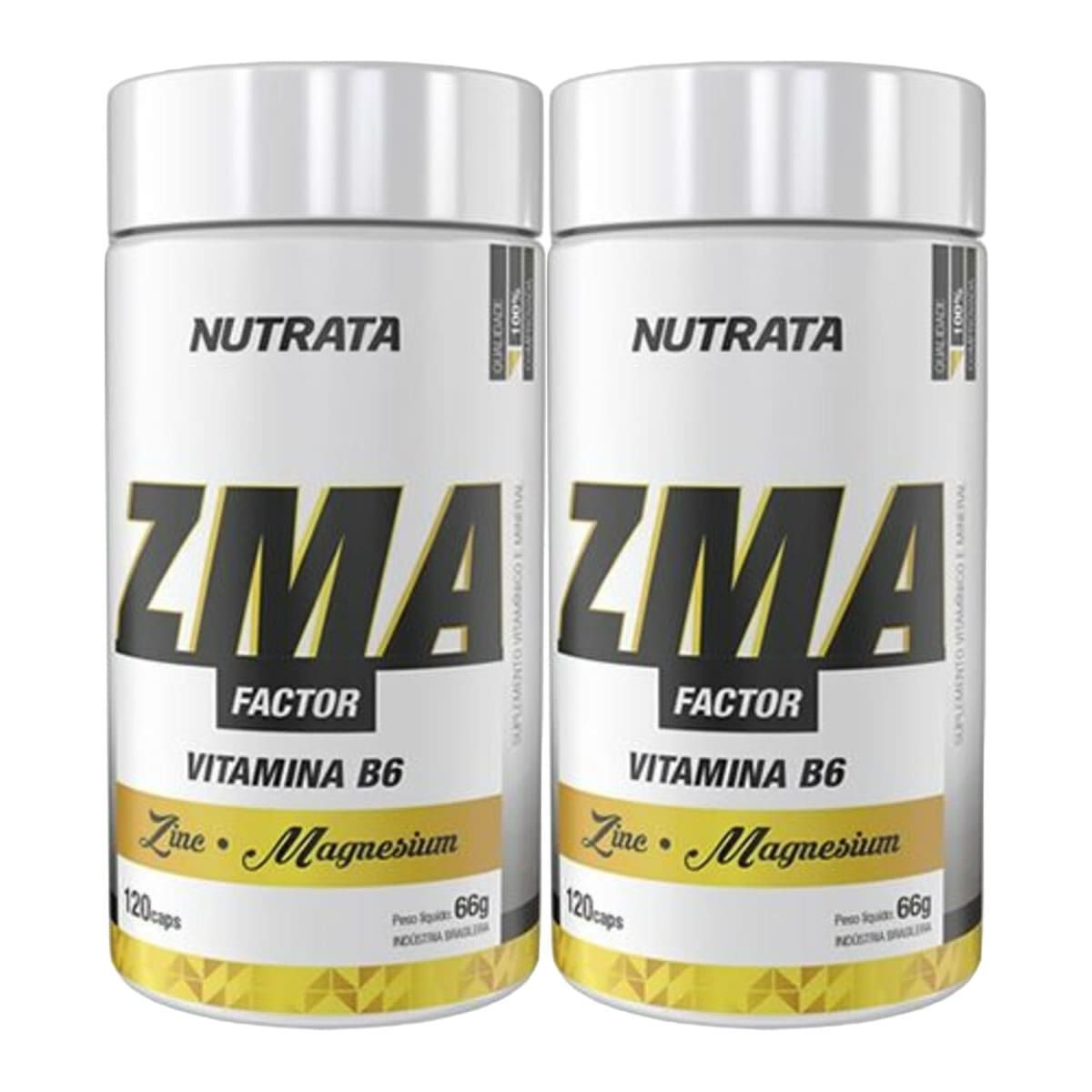 Kit 2X ZMA Factor - 120 C�psulas - Nutrata