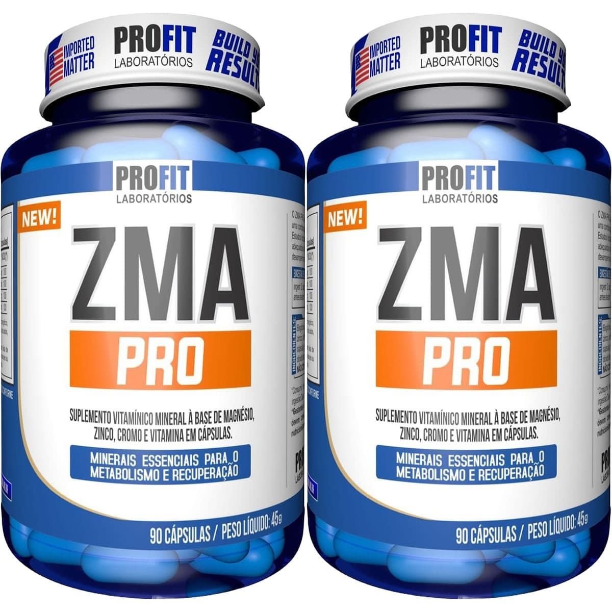 Kit 2X Zma Pro - 90 C�psulas - ProFit