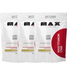 Kit 3 Mass 17500 - 3000g Baunilha - Max Titanium