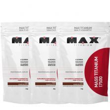 Kit 3 Mass 17500 - 3000g Chocolate - Max Titanium