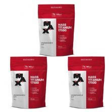 Kit 3 Mass 17500 - 3000g Morango - Max Titanium